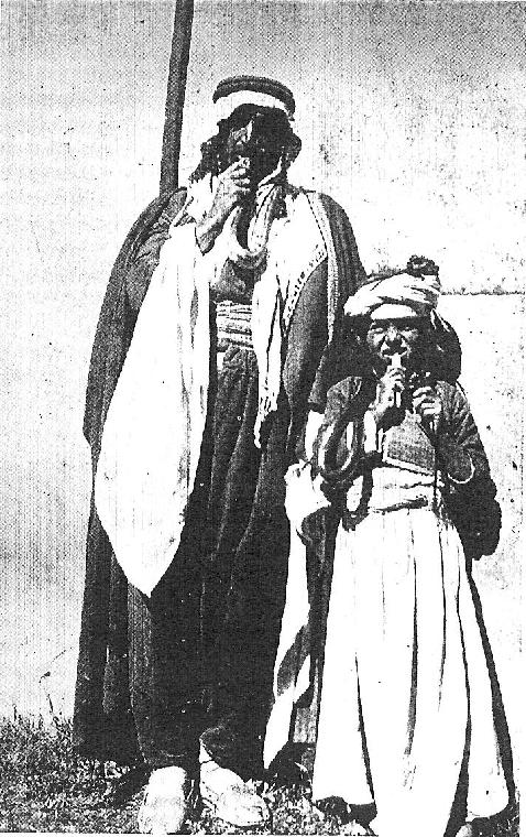 Шейх из рода Шейх Мандов с дочкой